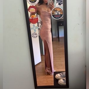 Not worn Cream pink prom dress from revolve!